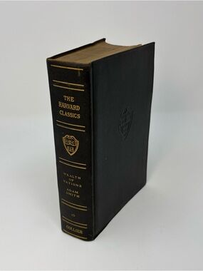 The Harvard Classics Volume 10 Wealth Of Nations Green Hardcover Early Edition